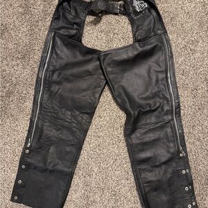 Men's Black Leather Belt